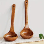 Load image into Gallery viewer, Non-Stick Wooden Soup Ladle – Anti-Scalding Kitchen Tool

