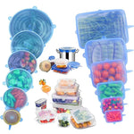 Load image into Gallery viewer, 6PCS Silicon Lids for Leftovers - Durable and Reusable

