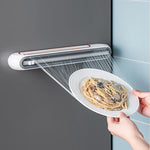 Load image into Gallery viewer, Magnetic Plastic Wrap &amp; Foil Dispenser with Cutter Tool
