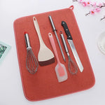 Load image into Gallery viewer, Microfiber Dish Drying Mat 30x40cm Non-Slip Absorbent Pad
