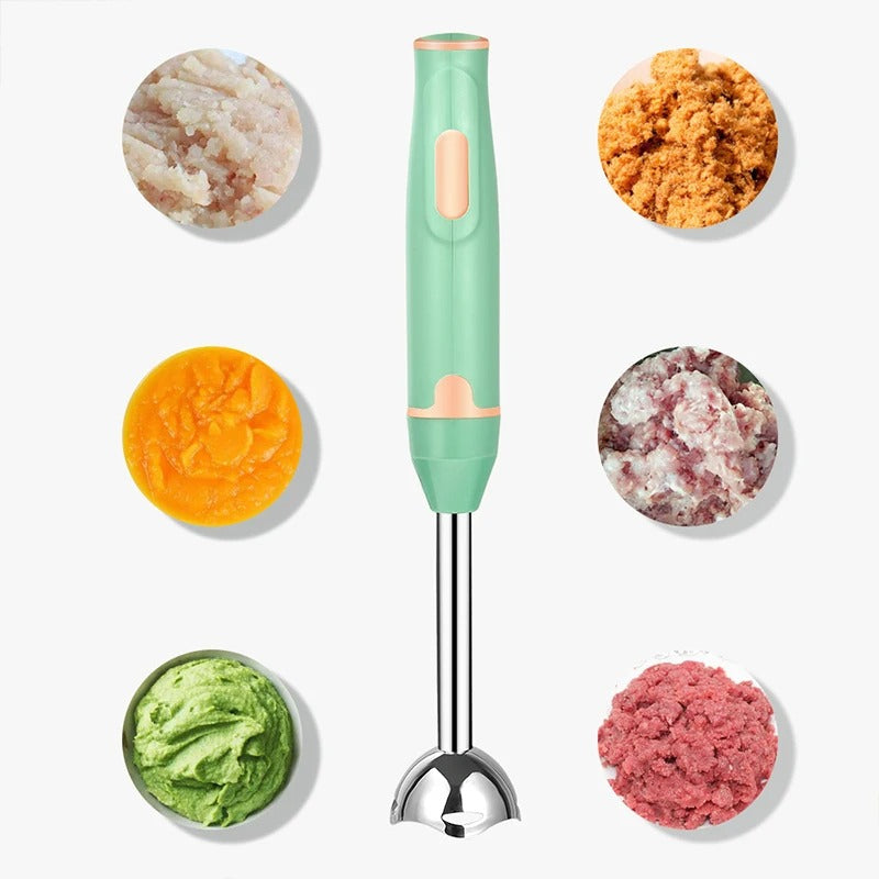 Electric Handheld Blender for Meat, Smoothies & Baby Food