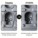 Load image into Gallery viewer, Skull Ice Ball Mold – 3D Silicone Tray for Cocktails &amp; Halloween Drinks
