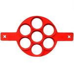 Load image into Gallery viewer, Nonstick Egg &amp; Pancake Mold – Round &amp; Heart Shapes Tool
