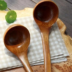 Load image into Gallery viewer, Non-Stick Wooden Soup Ladle – Anti-Scalding Kitchen Tool
