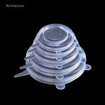 Load image into Gallery viewer, 6PCS Silicon Lids for Leftovers - Durable and Reusable
