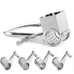 Load image into Gallery viewer, Stainless Steel Rotary Cheese Grater &amp; Veggie Shredder Tool
