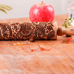 Load image into Gallery viewer, Sunflower Embossed Wooden Rolling Pin for Baking Cookies
