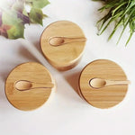 Load image into Gallery viewer, Bamboo Seasoning Jar– Salt, Pepper, Sugar Containers
