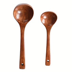 Load image into Gallery viewer, Non-Stick Wooden Soup Ladle – Anti-Scalding Kitchen Tool
