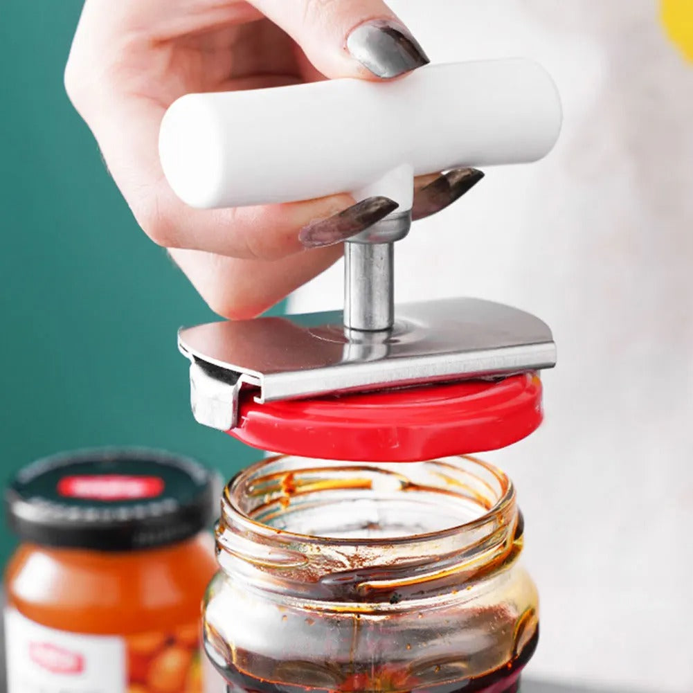 Stainless Steel Jar & Bottle Opener – Adjustable Kitchen Tool