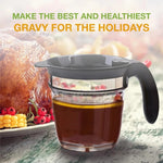 Load image into Gallery viewer, Grease Separator with Bottom Spout – Mess-Free Strainer
