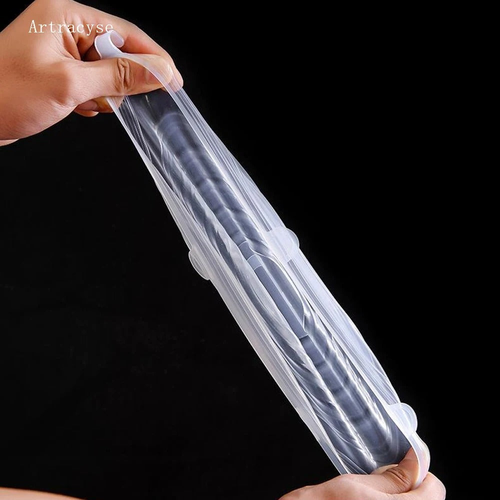 6PCS Silicon Lids for Leftovers - Durable and Reusable
