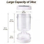Load image into Gallery viewer, Pickle Jar with Forks – Wet &amp; Dry Separator Container
