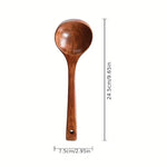 Load image into Gallery viewer, Non-Stick Wooden Soup Ladle – Anti-Scalding Kitchen Tool

