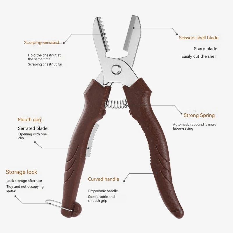 Chestnut Peeler & Shell Cutter – Multipurpose Kitchen Tool