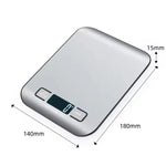 Load image into Gallery viewer, Digital Kitchen Scale 5kg/1g LED Display Stainless Steel
