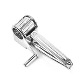 Load image into Gallery viewer, Stainless Steel Rotary Cheese Grater &amp; Veggie Shredder Tool
