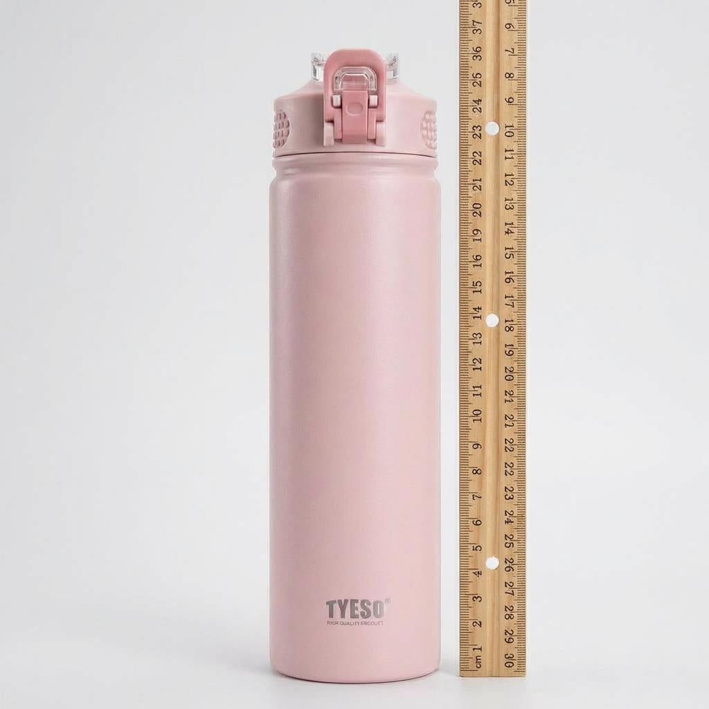 Insulated Straw Thermos Bottle – Leakproof Stainless Steel (750ml)