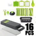16-in-1 Vegetable Chopper – Fast Food Prep with Storage Container