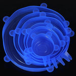 Load image into Gallery viewer, 6PCS Silicon Lids for Leftovers - Durable and Reusable
