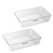 Clear Organizer Trays – Modular Storage Set