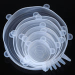 Load image into Gallery viewer, 6PCS Silicon Lids for Leftovers - Durable and Reusable
